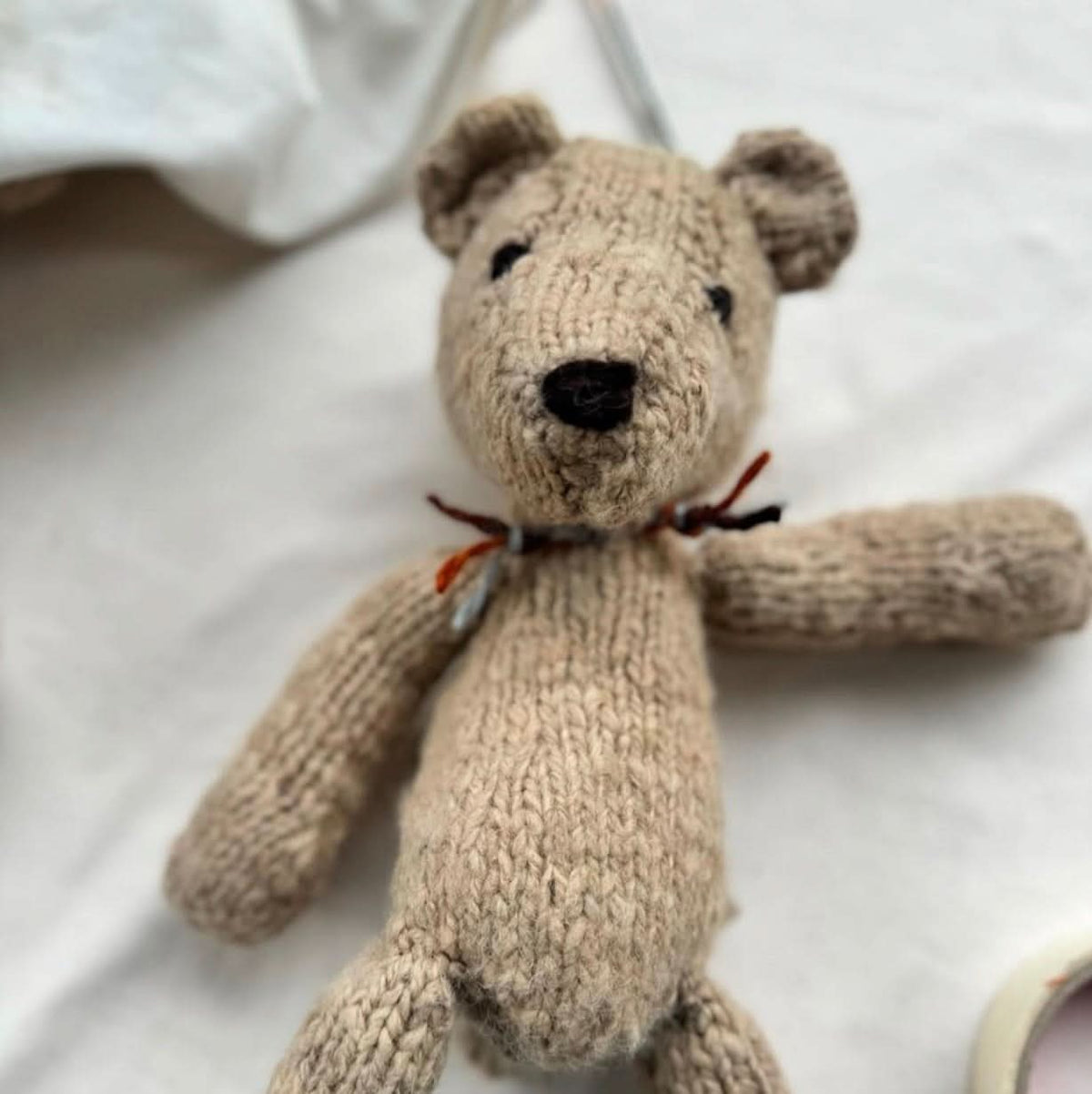 Baby Wool Knit Buddy  | Alfred the Bear finn + emma