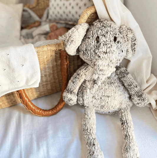 Baby Wool Knit Buddy  | Elliott the Elephant finn + emma