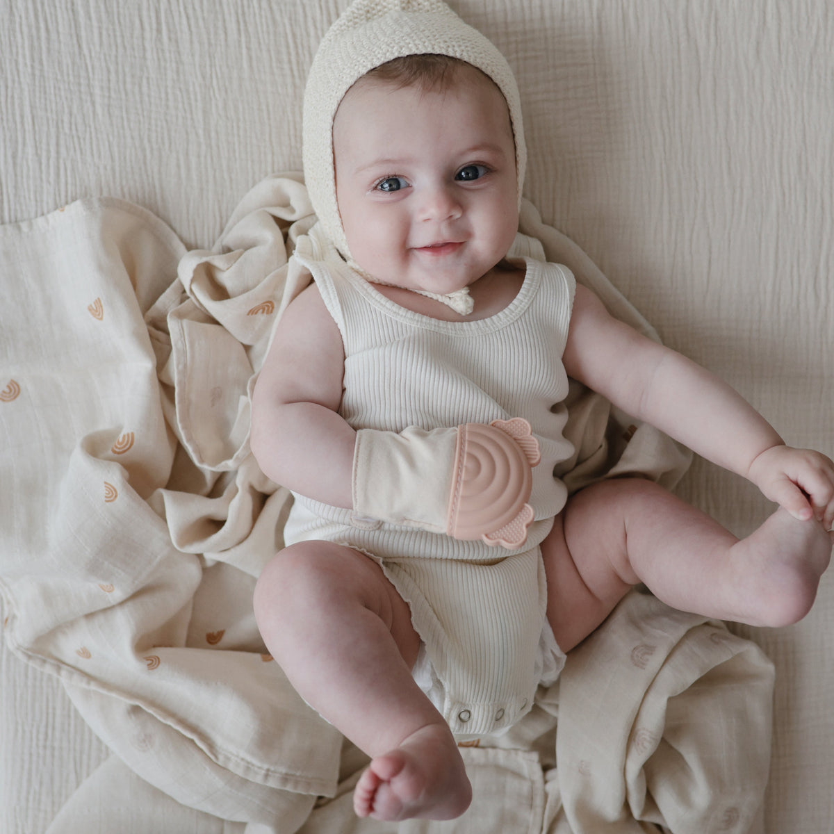 Baby Organic Cotton Muslin Swaddle Blanket Mushie