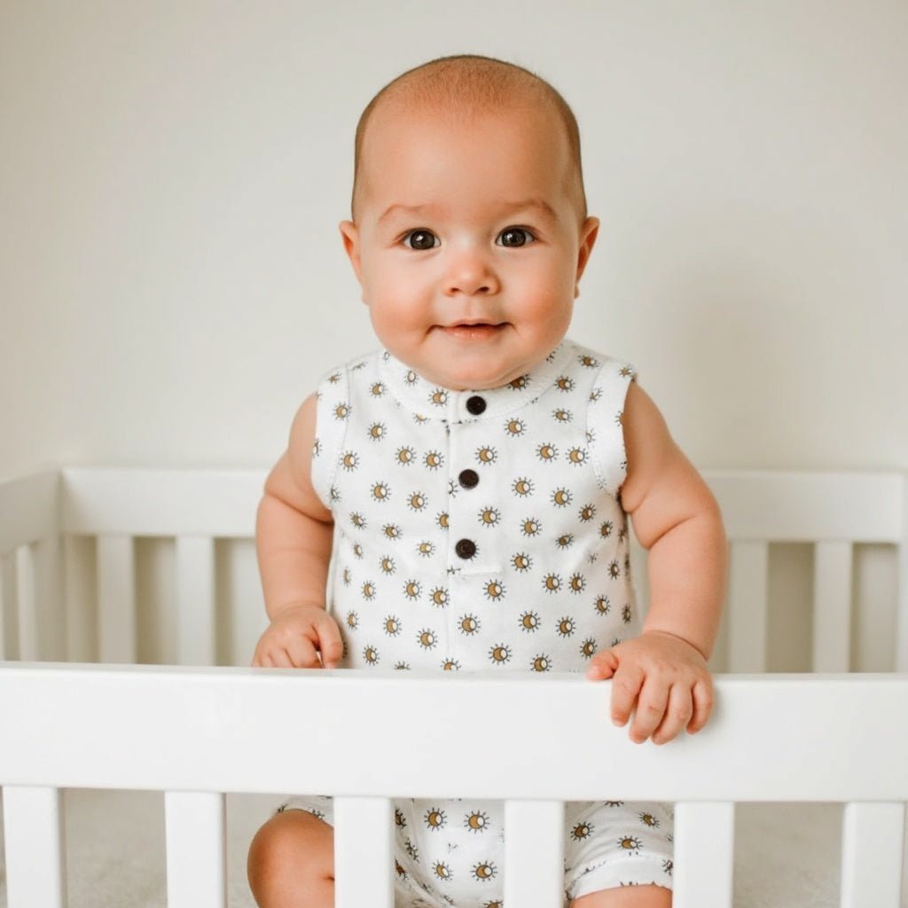 Baby tank romper | sun finn + emma