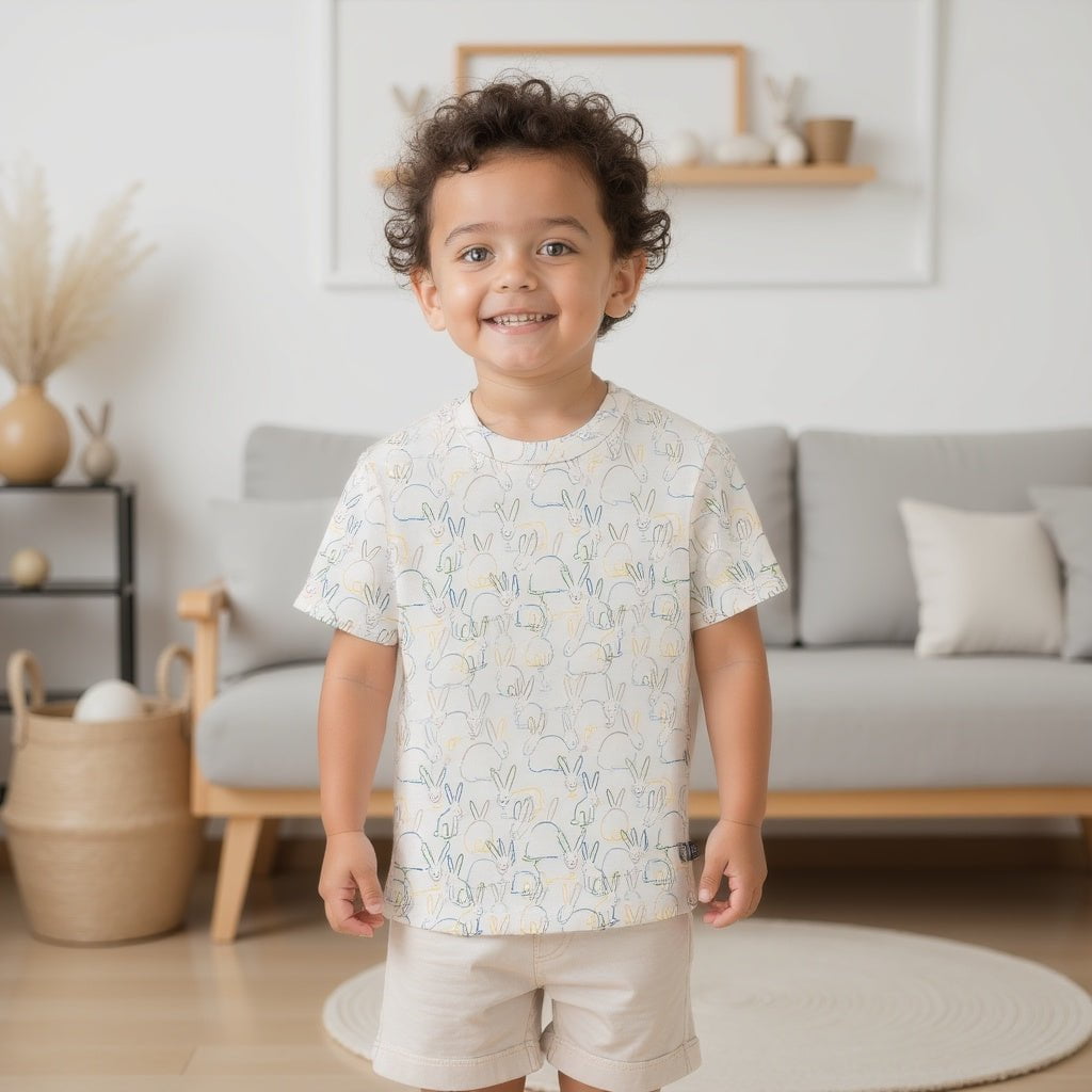 Baby Boxy Toddler Tee | bunnies finn + emma