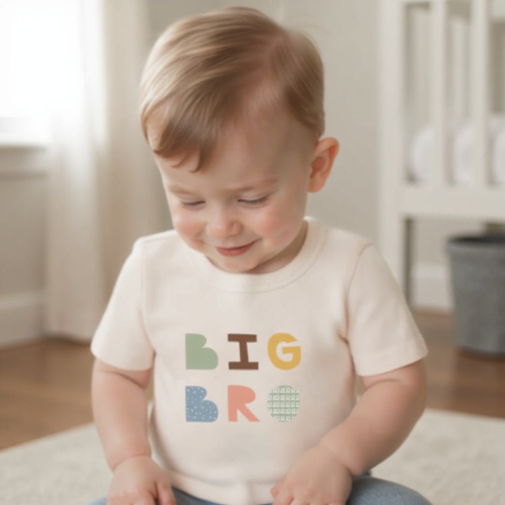 Baby graphic tee | big bro desert bloom finn + emma