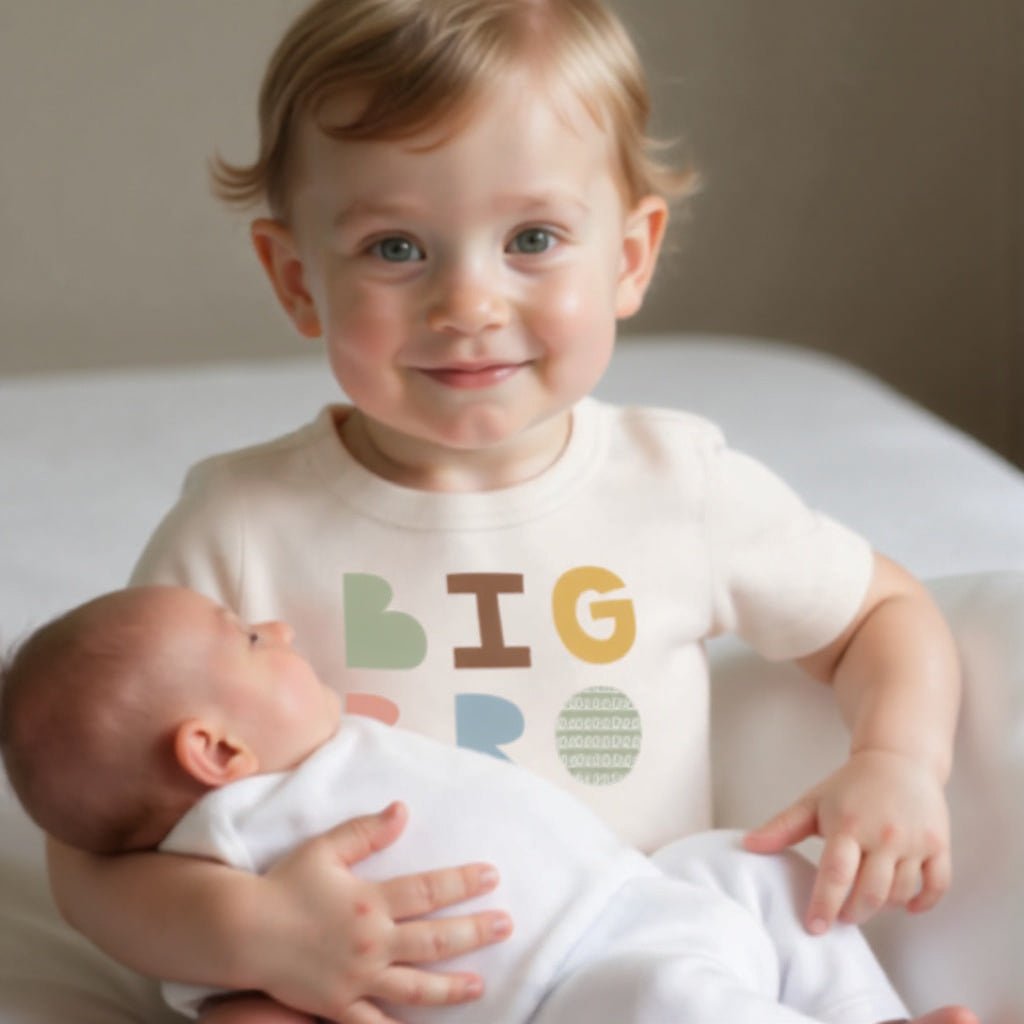 Baby graphic tee | big bro desert bloom finn + emma