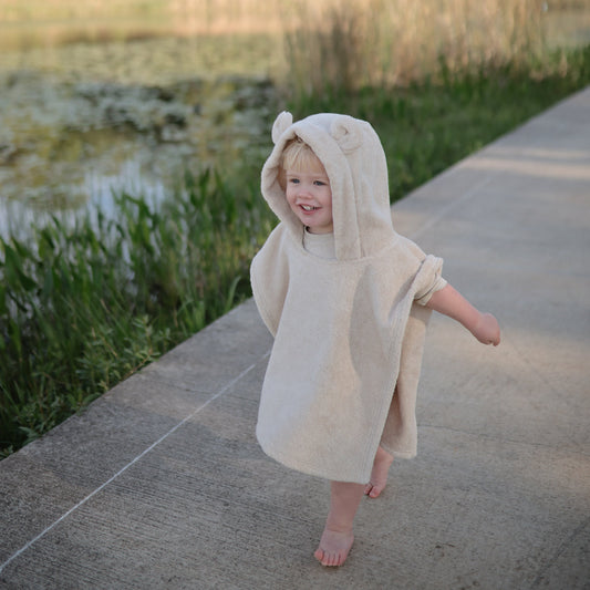 Baby Bear Poncho Towel Mushie