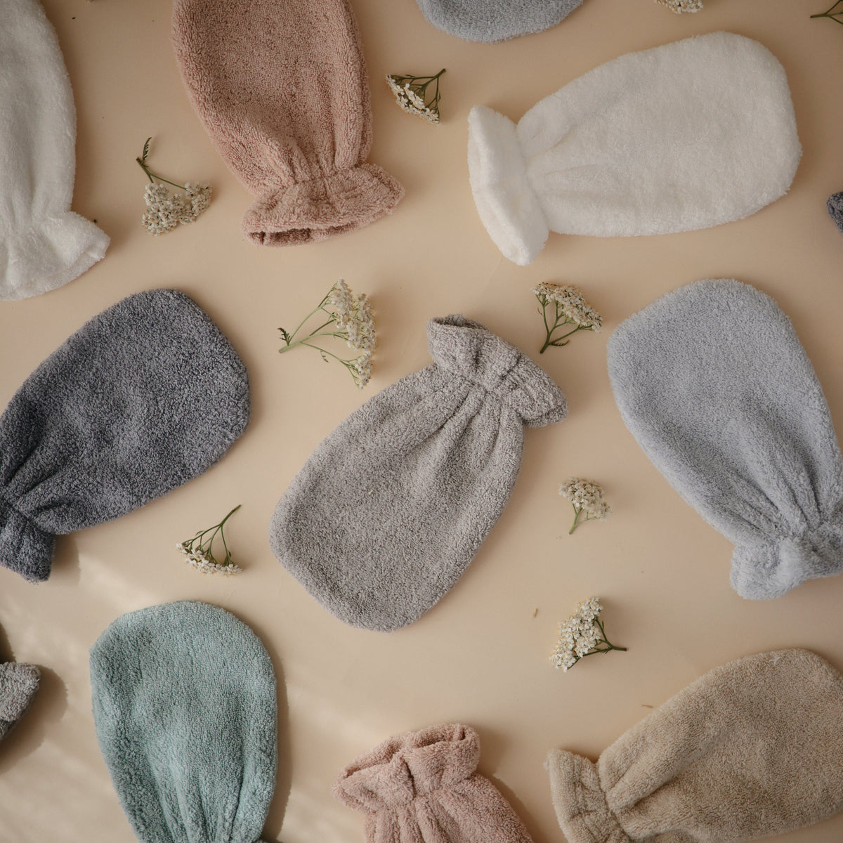 Baby Organic Cotton Bath Mitt Mushie