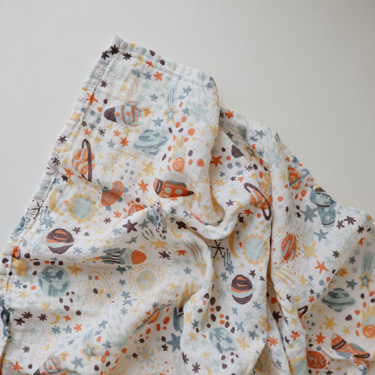 Baby Organic Cotton Muslin Swaddle Blanket Mushie
