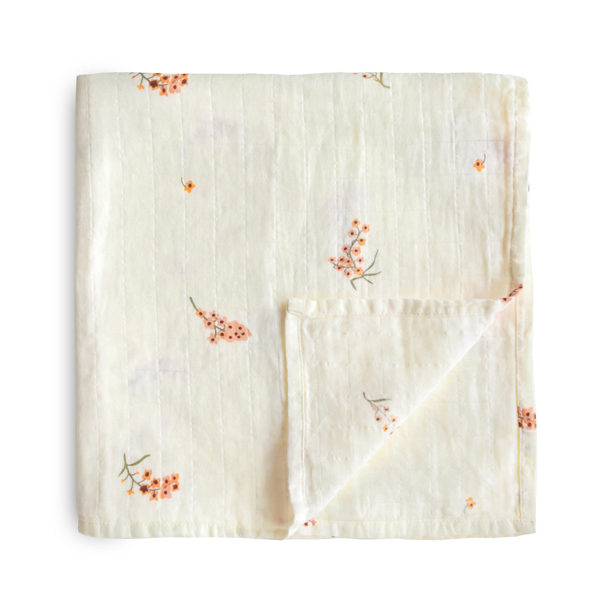 Baby Organic Cotton Muslin Swaddle Blanket Mushie