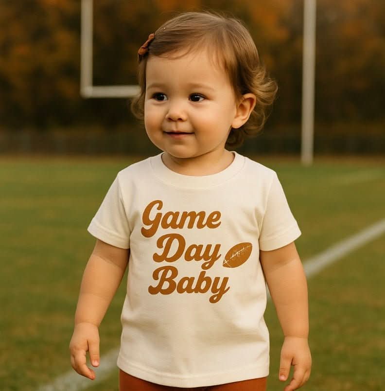 Baby graphic tee | Game Day Baby finn + emma