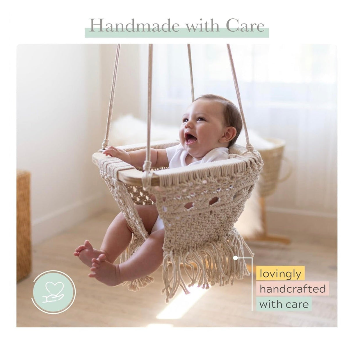 Baby Macrame Swing finn + emma