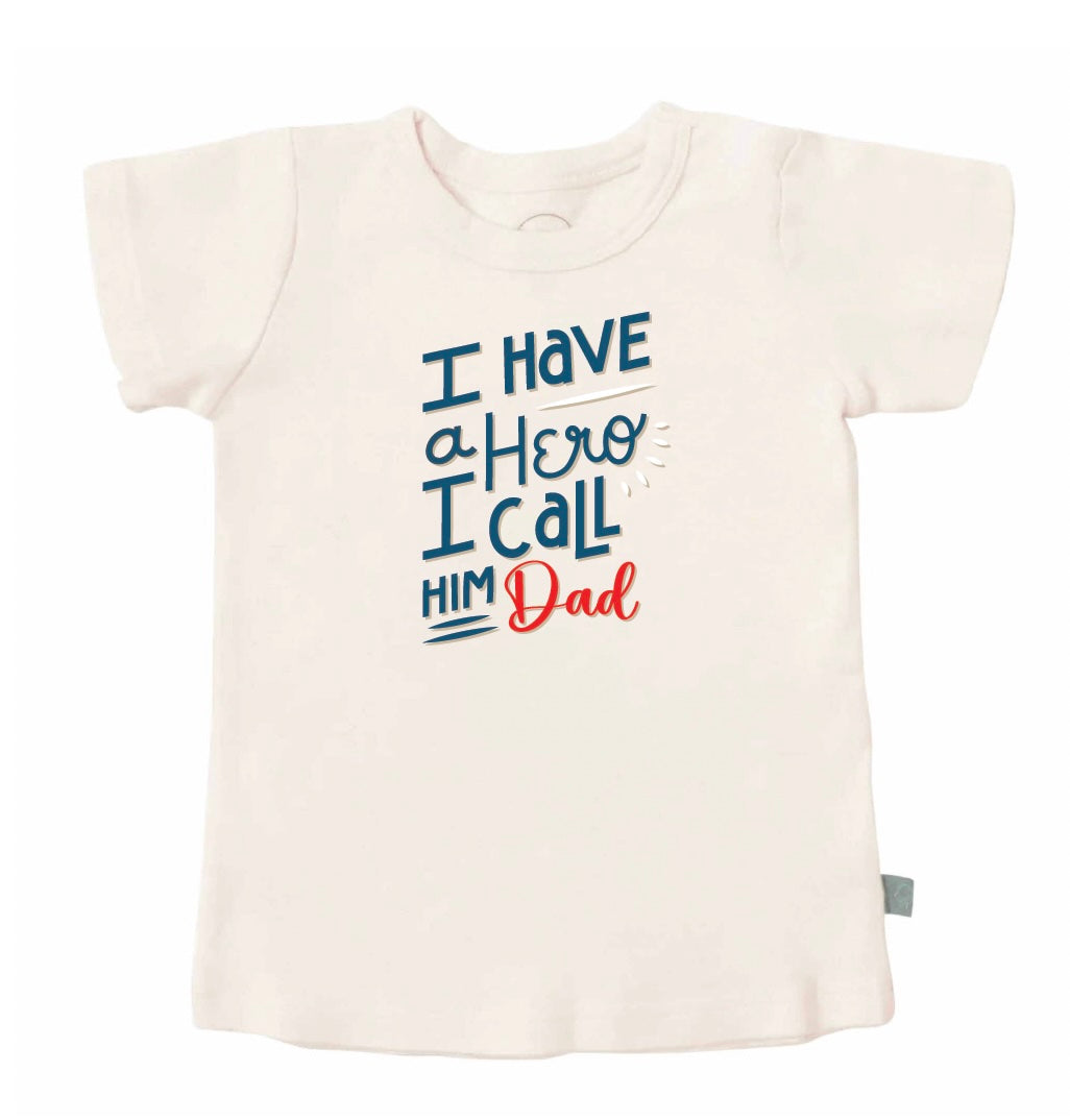Baby graphic tee | Hero Dad finn + emma