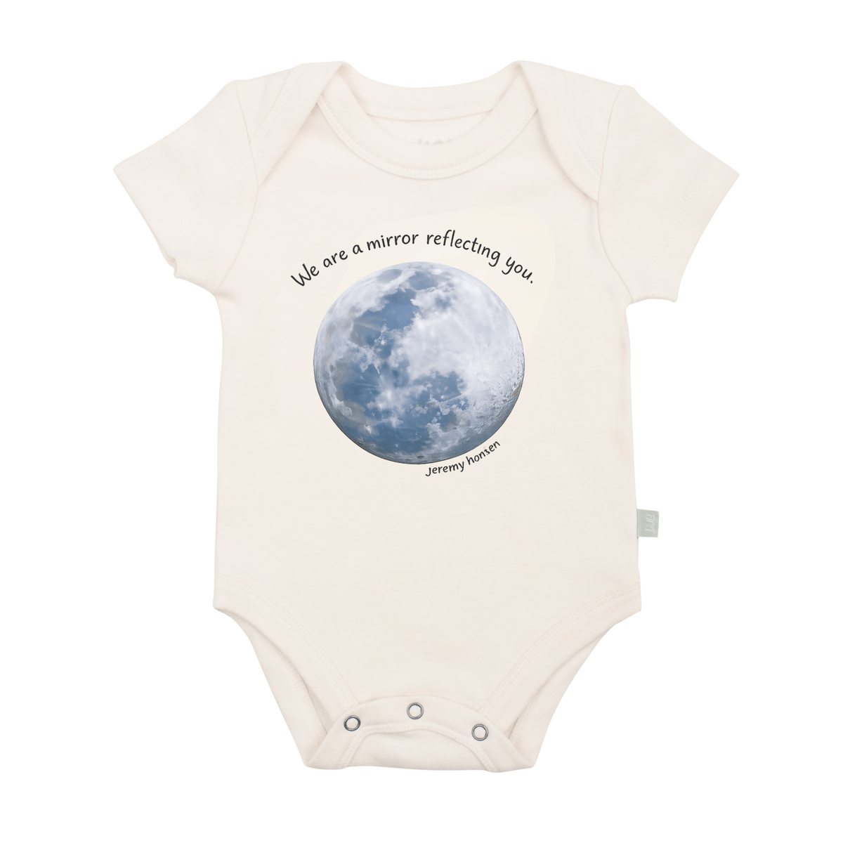 Baby graphic bodysuit |we are a mirror of you finn + emma