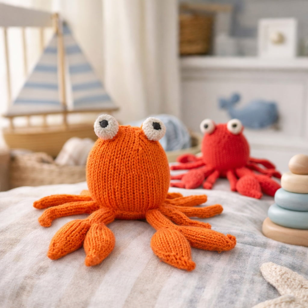 Baby Knit Buddy  | Sunny the Crab finn + emma