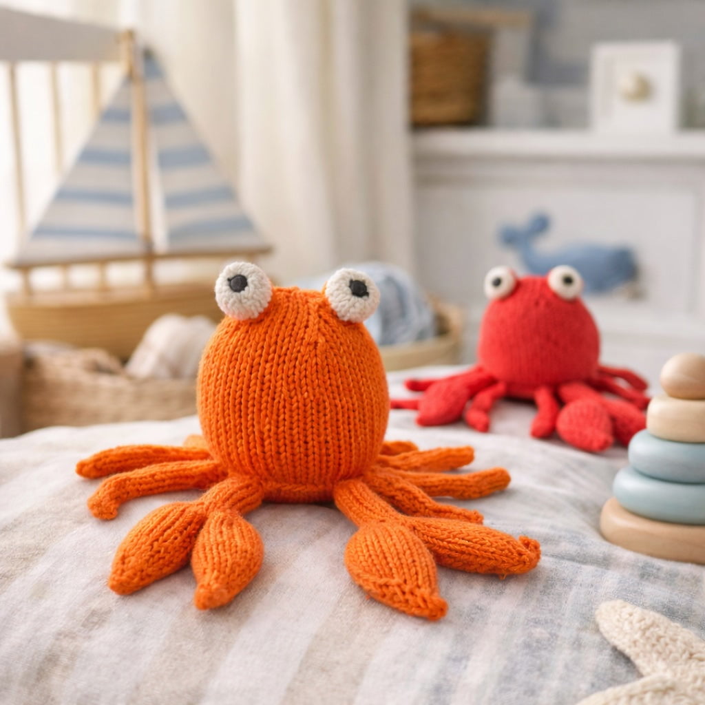 Baby Knit Buddy  | Sunny the Crab finn + emma