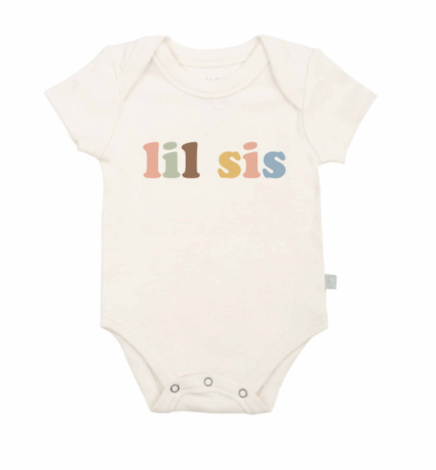 Baby graphic bodysuit | lil sis desert bloom Finn + Emma