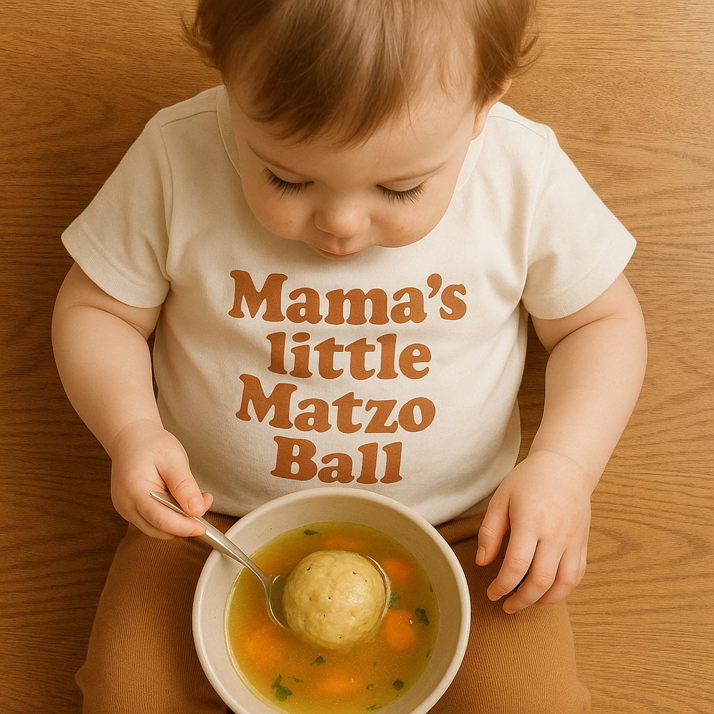 Baby graphic tee | matzo ball finn + emma