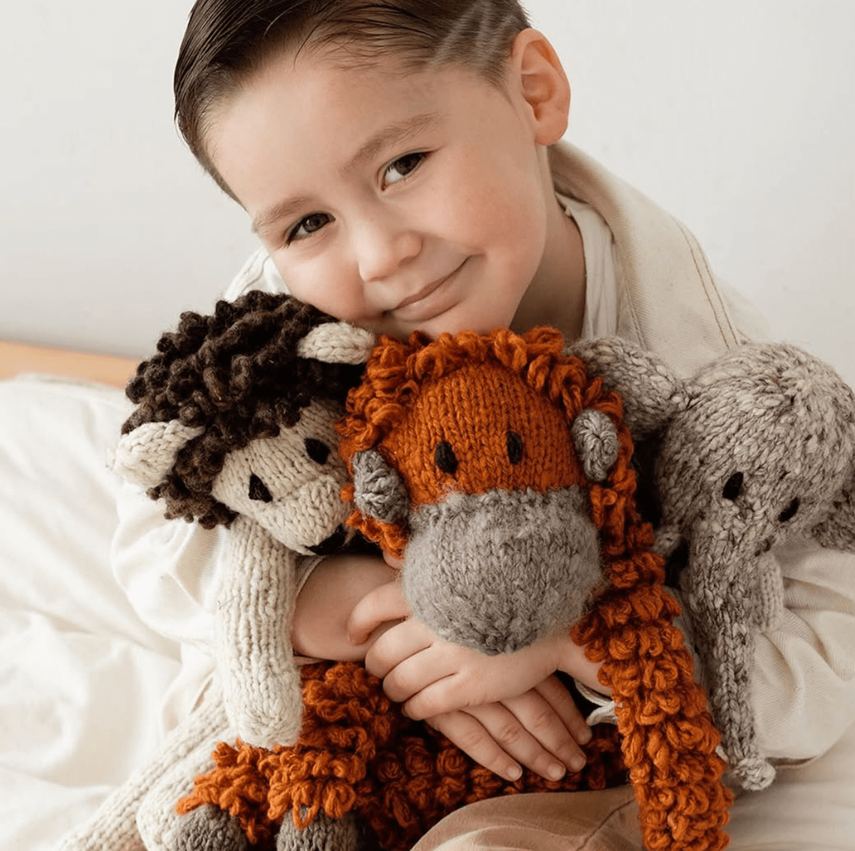 Baby Wool Knit Buddy  | Lionel the Lion finn + emma