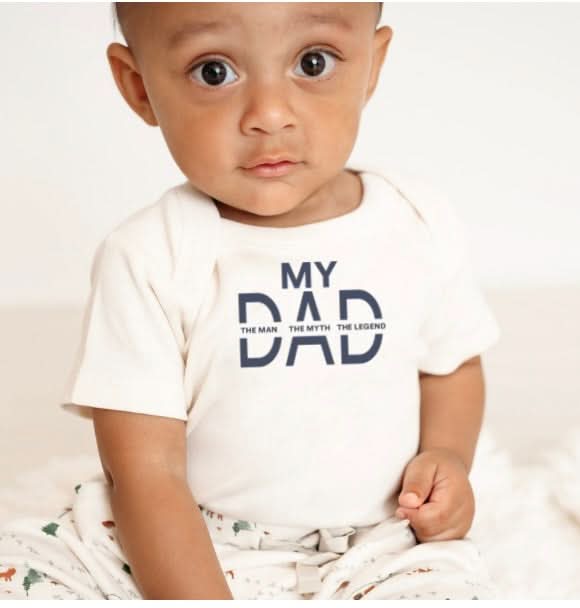 Baby graphic bodysuit | my dad finn + emma