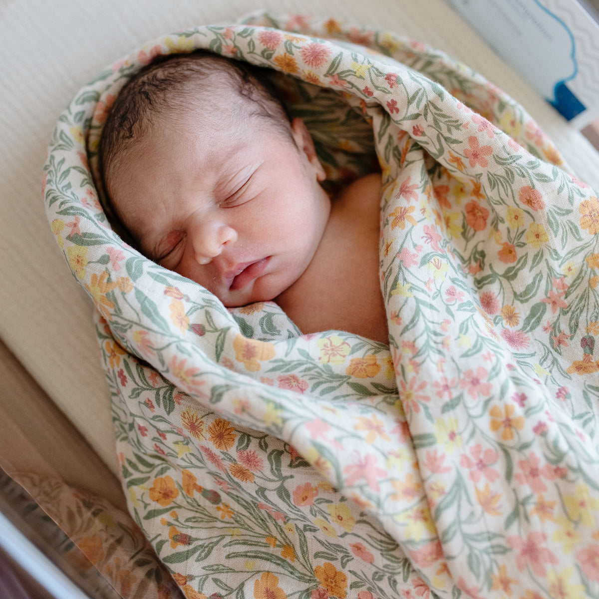 Baby Organic Cotton Muslin Swaddle Blanket Mushie