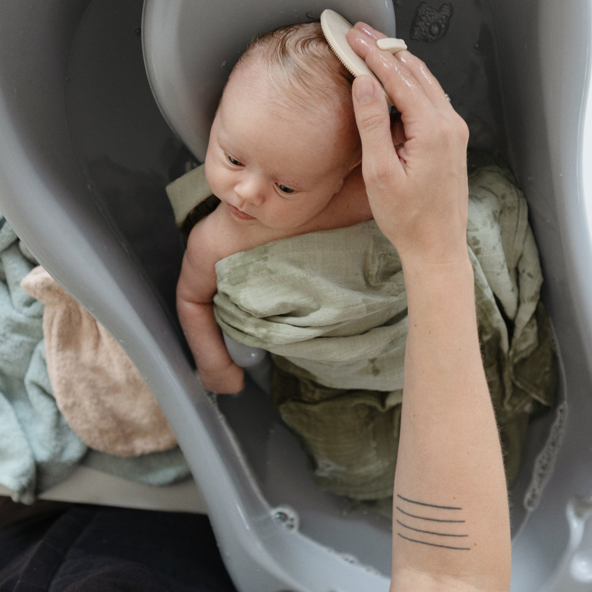 Baby Organic Cotton Muslin Cloths 3-Pack Mushie
