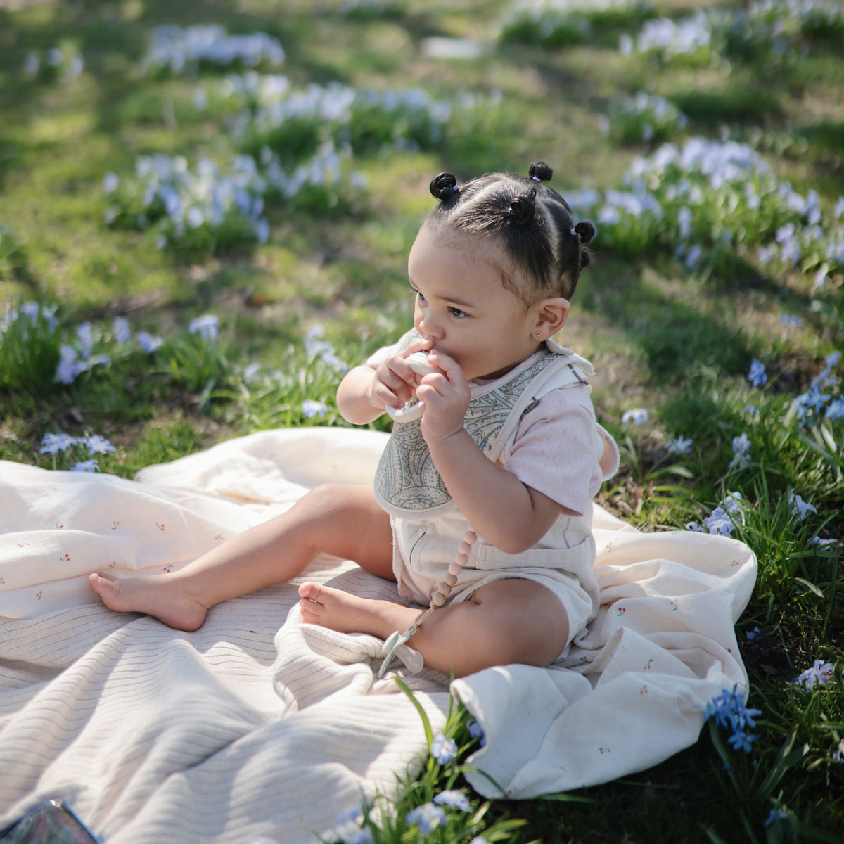 Baby Organic Cotton Muslin Swaddle Blanket Mushie