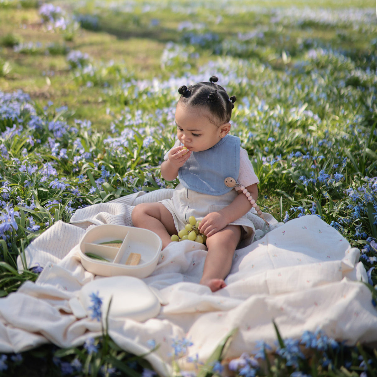 Baby Organic Cotton Muslin Swaddle Blanket Mushie