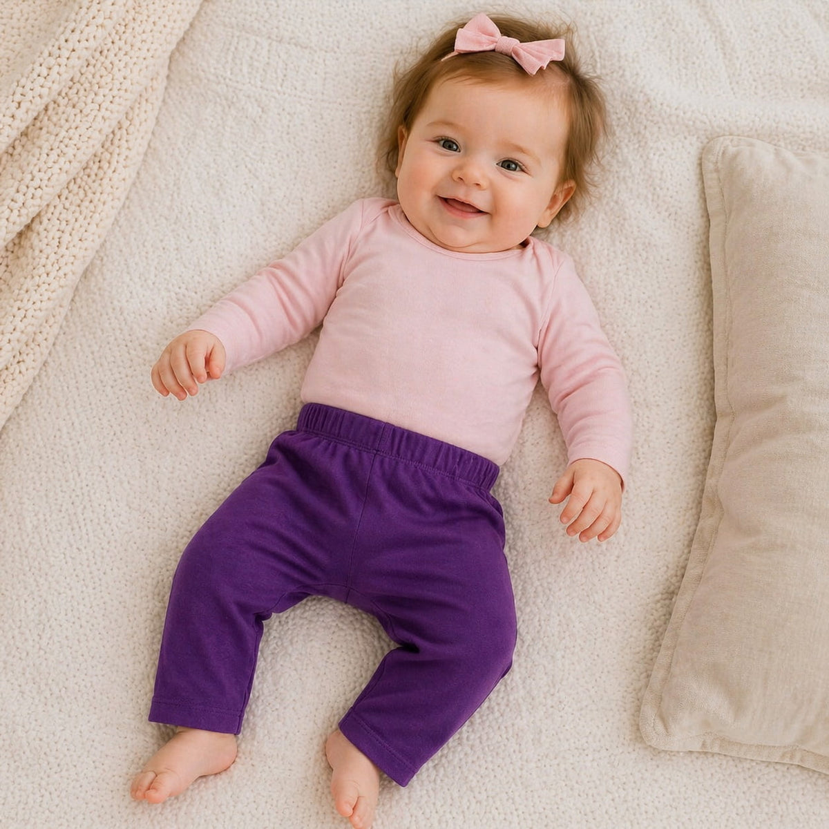 Baby comfy pant | purple finn + emma