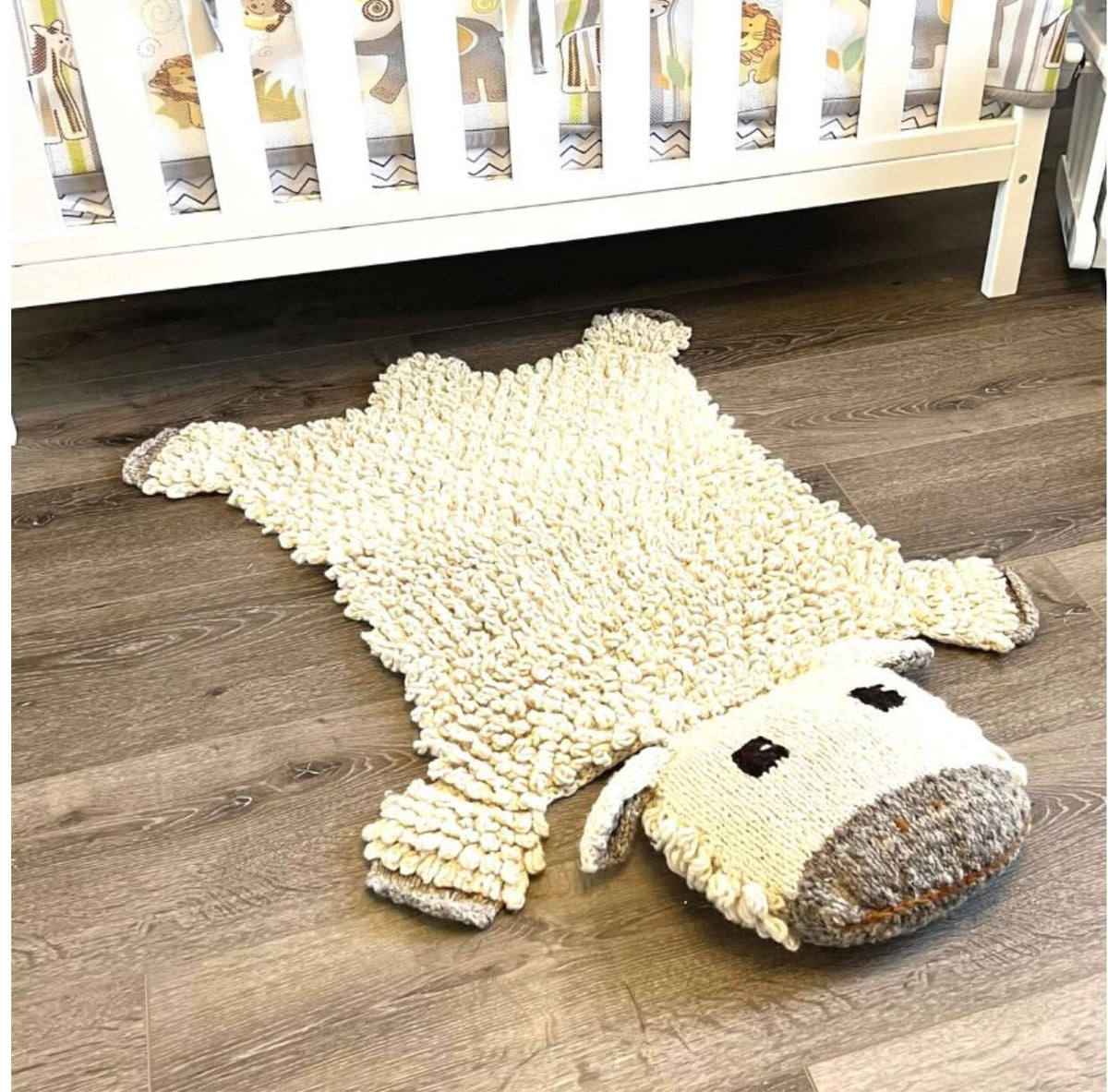 Baby Organic Wool Play Mat + Nursery Rug  | Sheep finn + emma