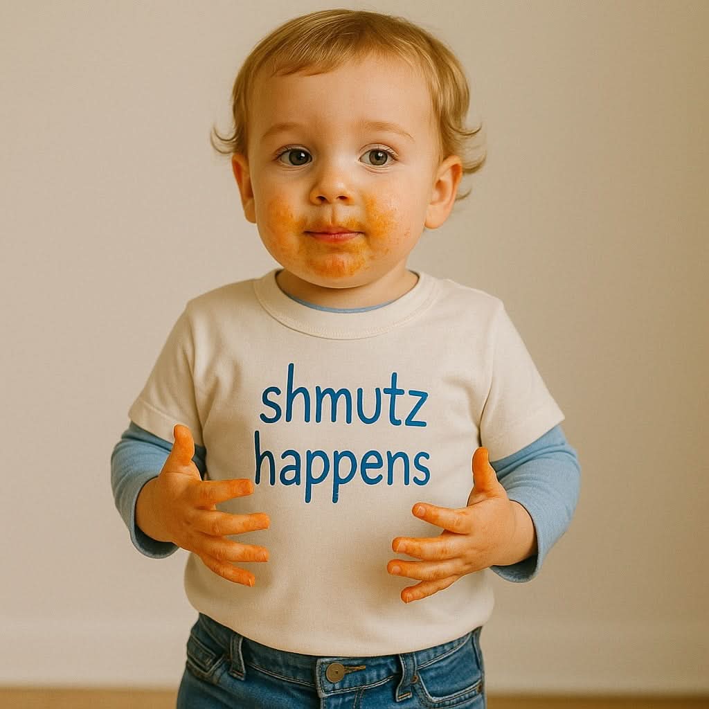 Baby graphic tee | schmutz happens finn + emma