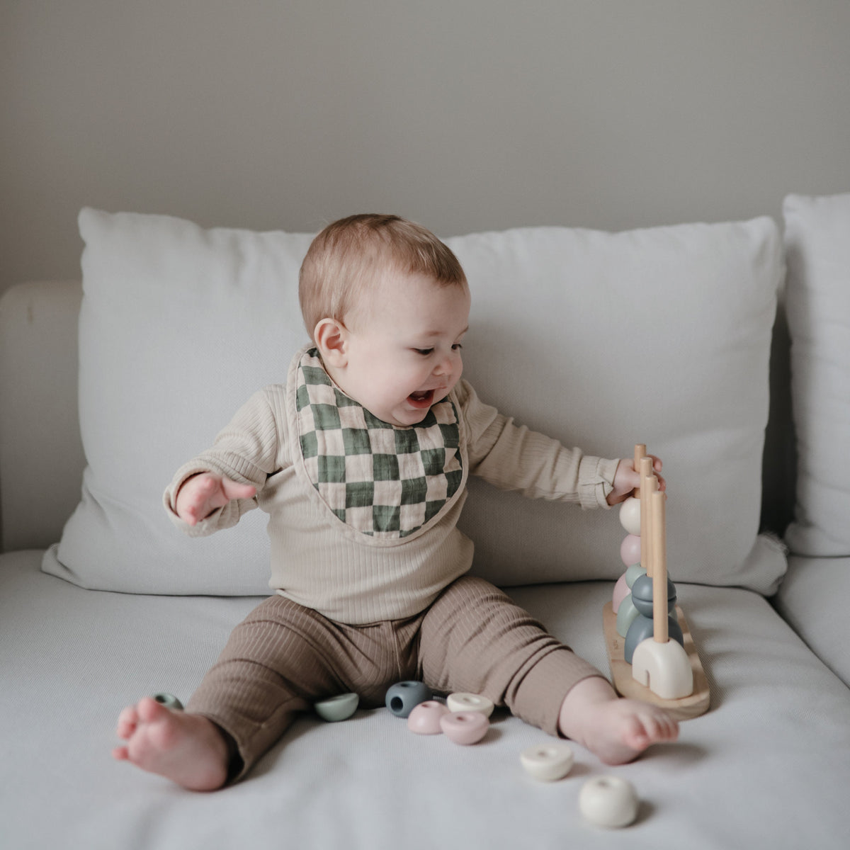 Baby Muslin Bib Mushie