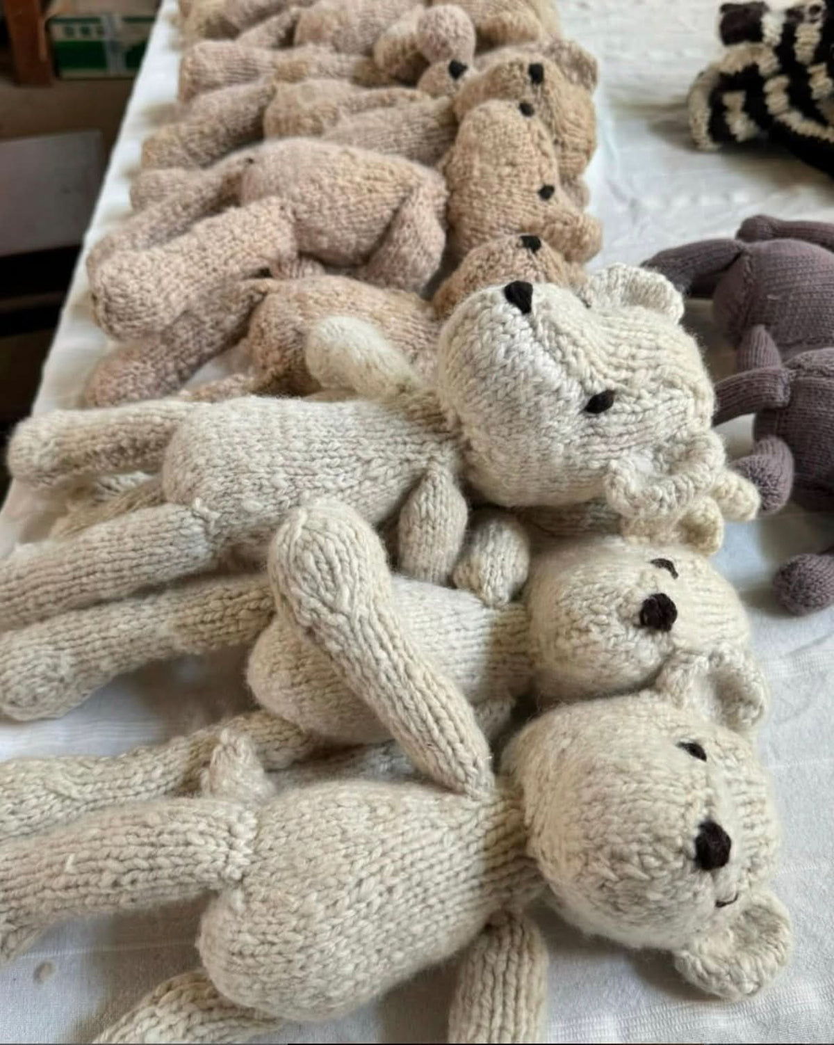 Baby Wool Knit Buddy  | Alfred the Bear finn + emma