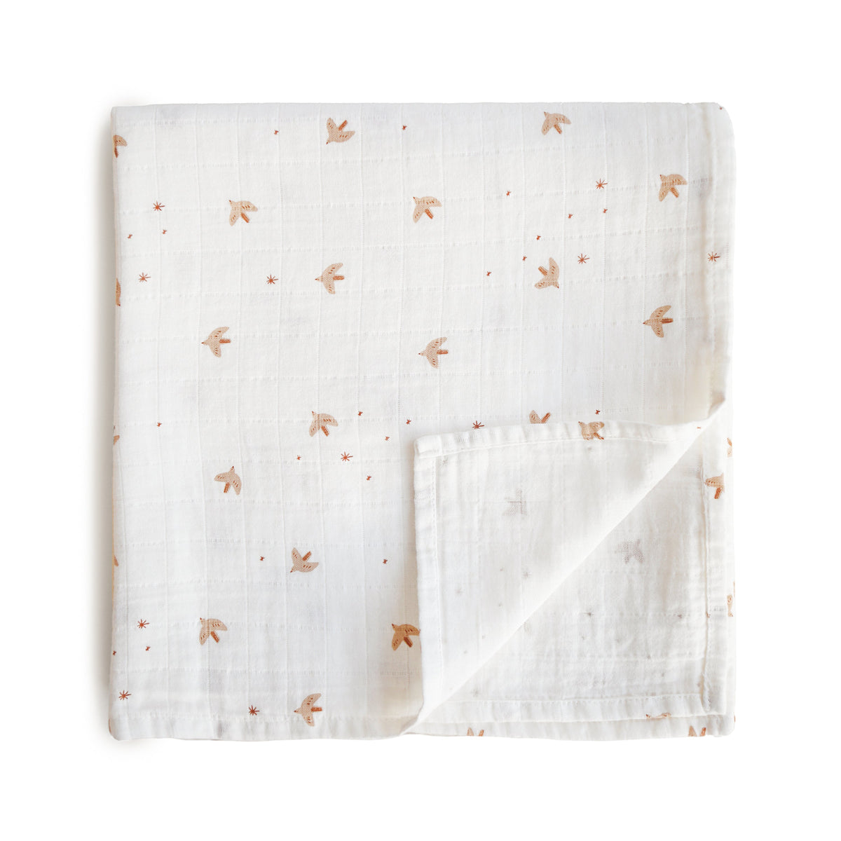 Baby Organic Cotton Muslin Swaddle Blanket Mushie