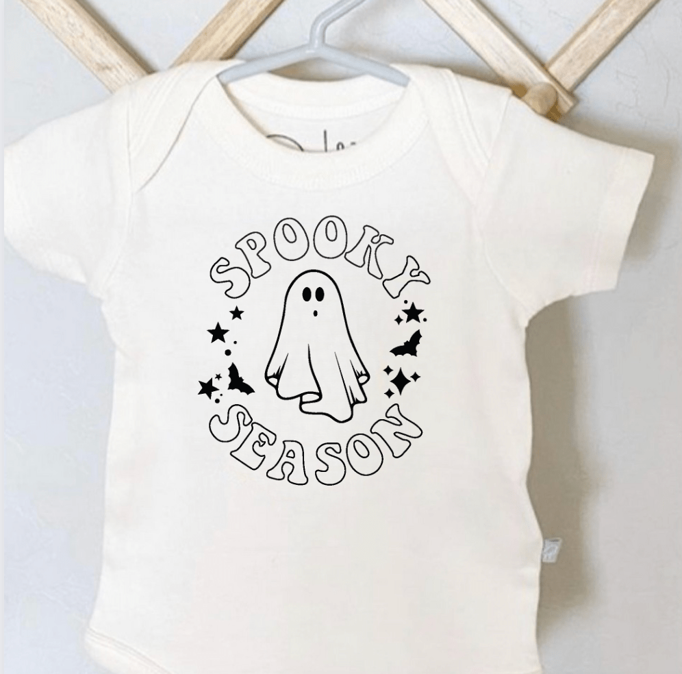 Baby graphic bodysuit | spooky season finn + emma