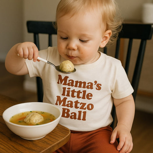 Baby graphic tee | matzo ball finn + emma