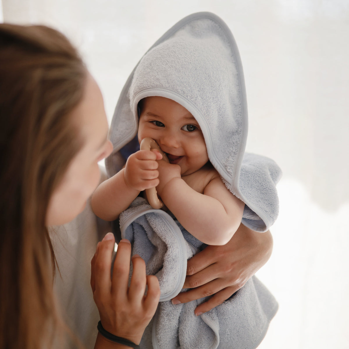 Baby Organic Cotton Baby Hooded Towel Mushie