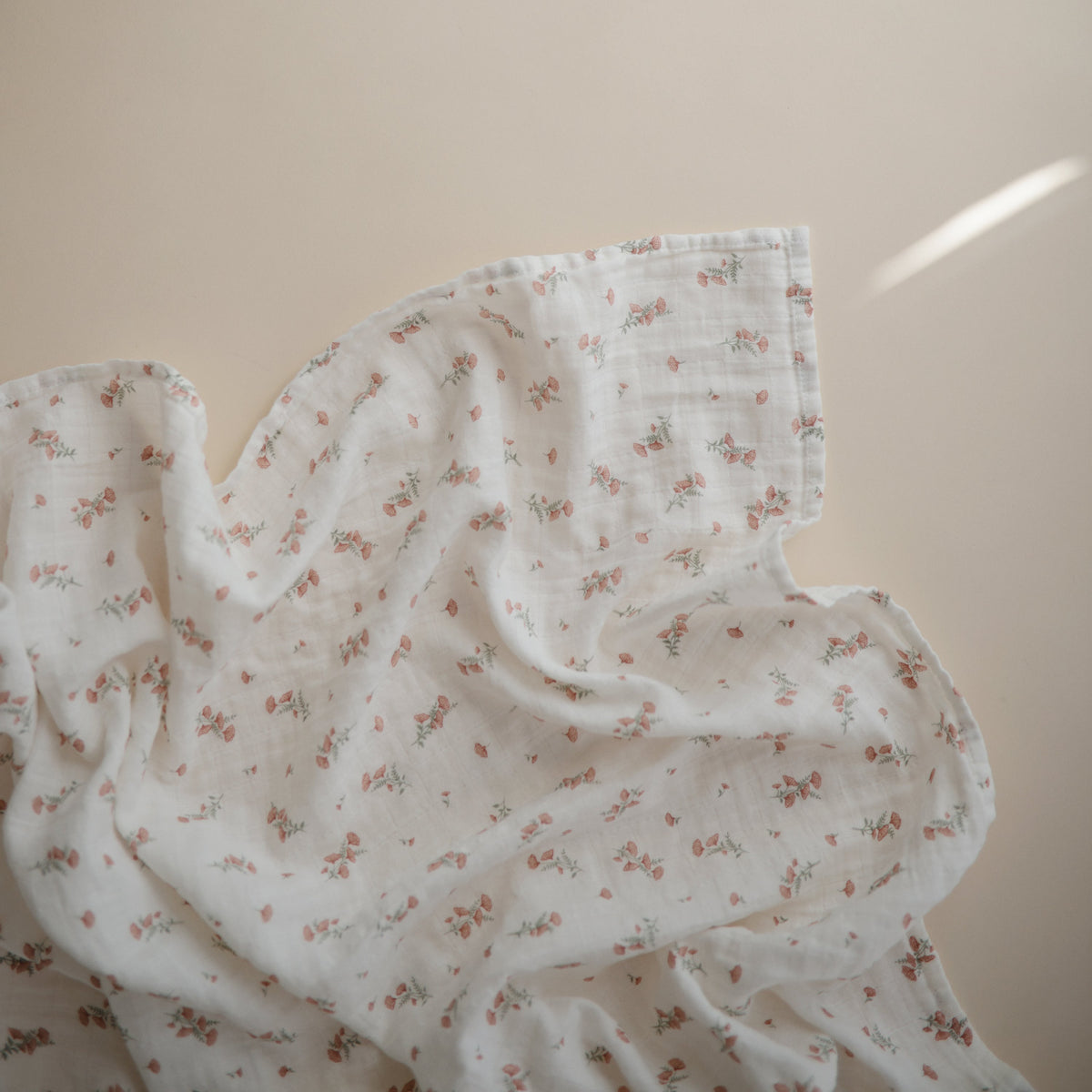Baby Organic Cotton Muslin Swaddle Blanket Mushie