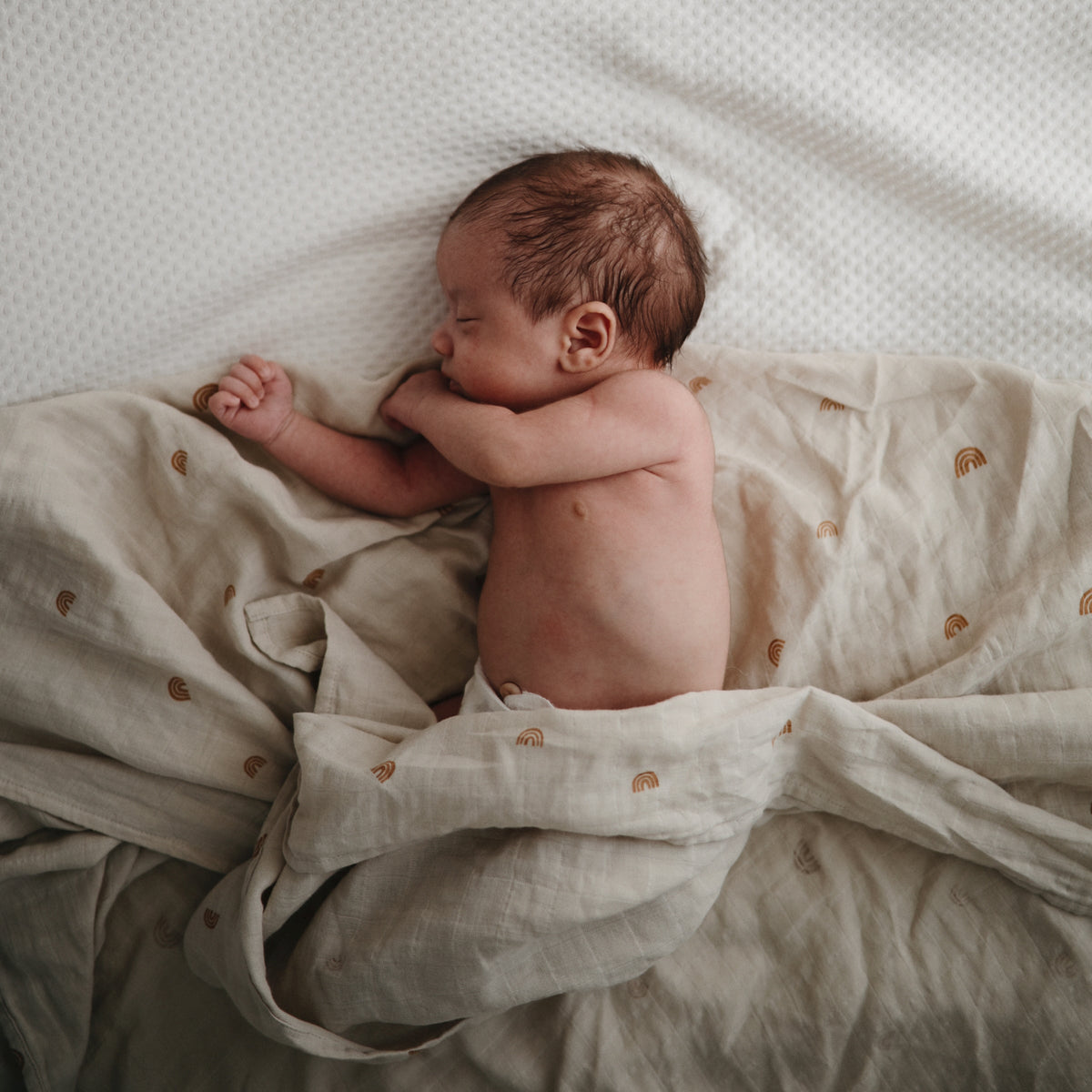 Baby Organic Cotton Muslin Swaddle Blanket Mushie