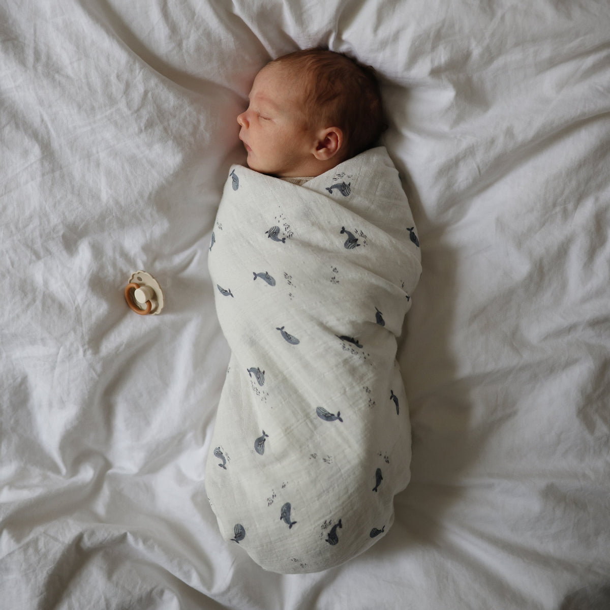 Baby Organic Cotton Muslin Swaddle Blanket Mushie