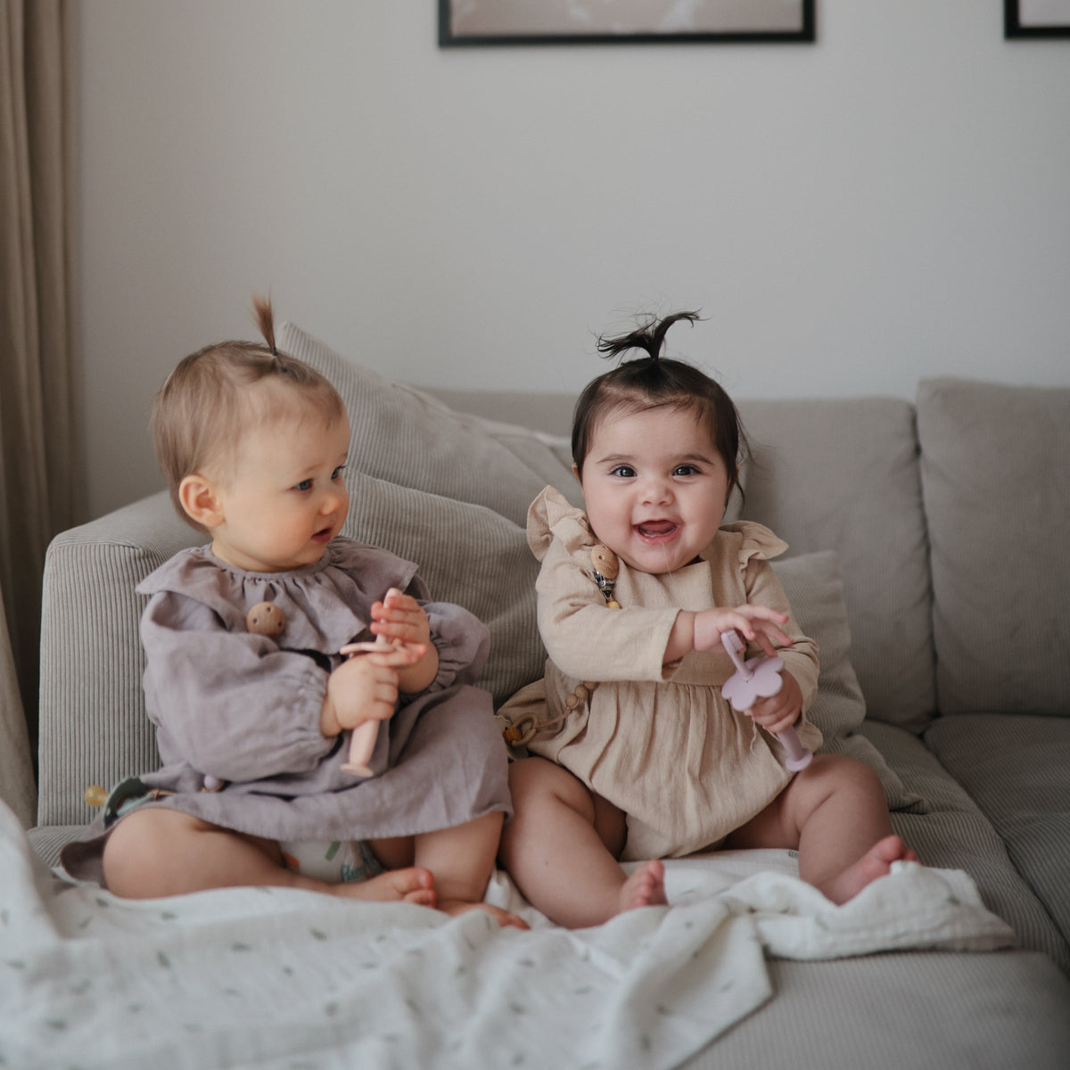 Baby Organic Cotton Muslin Swaddle Blanket Mushie