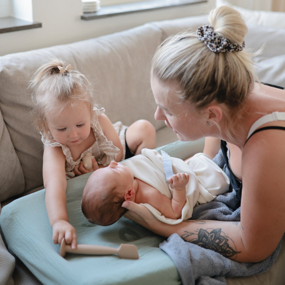 Baby Extra Soft Muslin Changing Pad Cover Mushie