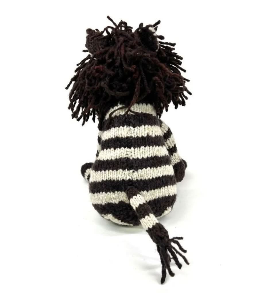 Baby Wool Knit Buddy  | Zachary the Zebra finn + emma