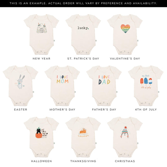 Baby holiday grab bag Finn + Emma