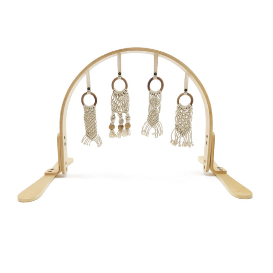 Baby play gym | macrame - natural Finn + Emma