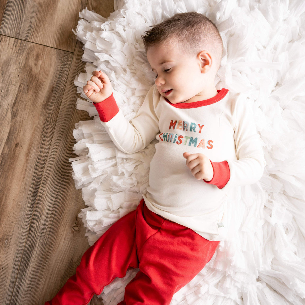 Baby pajamas | merry christmas finn + emma