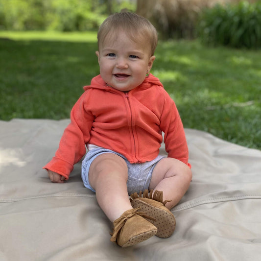 Baby hoodie | watermelon finn + emma