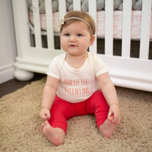 Baby graphic bodysuit | little valentine finn + emma
