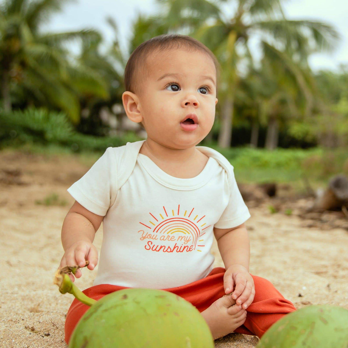 Baby graphic bodysuit | you are my sunshine finn + emma