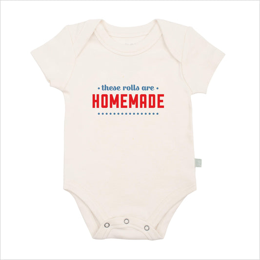 Baby graphic bodysuit | these rolls are homemade finn + emma