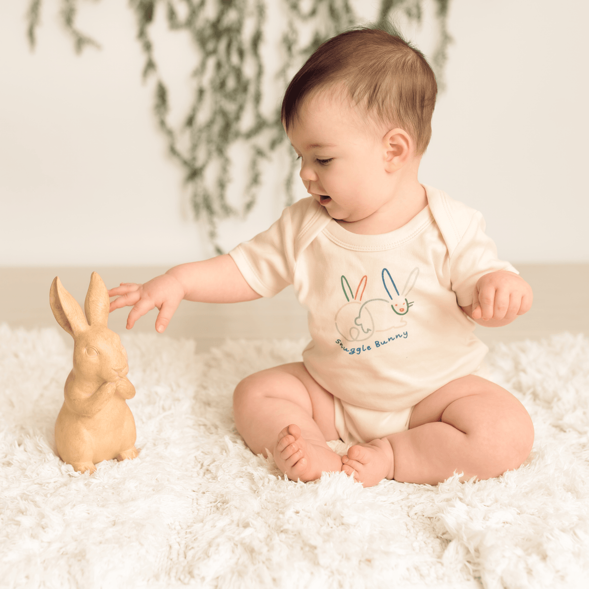 Baby graphic bodysuit | snuggle bunny finn + emma