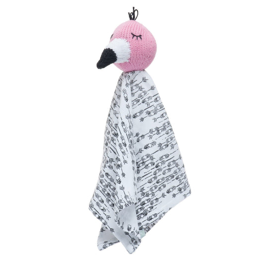 Baby rattle lovie | zoe the flamingo finn + emma