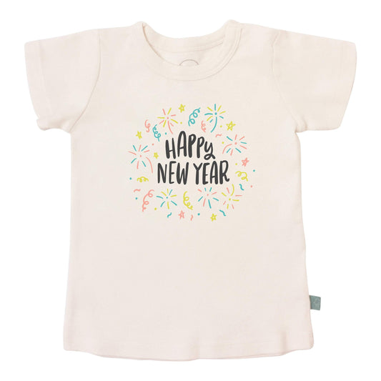 Baby graphic tee | happy new year finn + emma